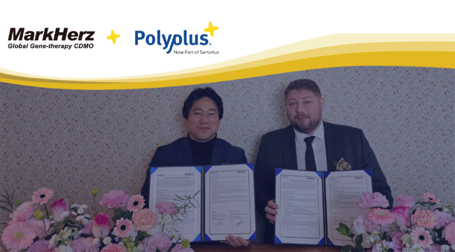 Polyplus and MarkHerz Partner to Advance Cell and Gene Therapy Process Standards and Lower Costs.